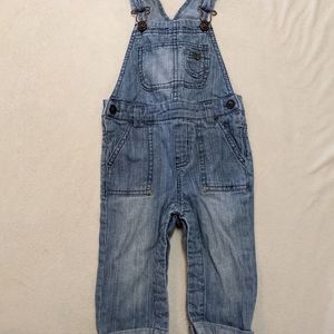 Oshkosh pinstripe dungarees 12m